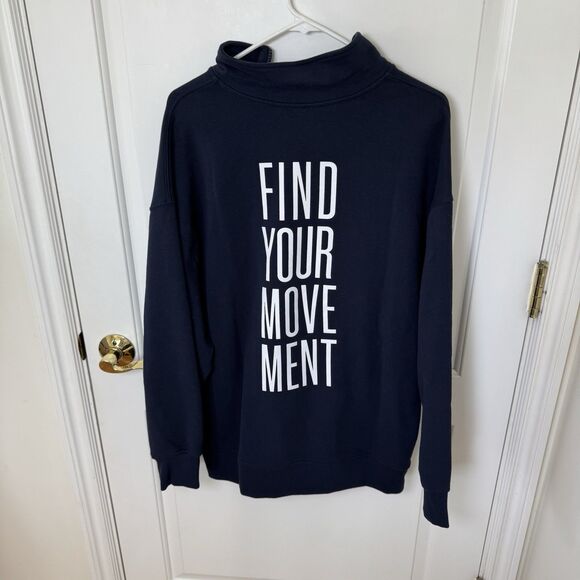 NWT Athleta Forever Fleece 1/4 Zip Sweatshirt Large - Picture 7 of 7